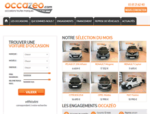 Tablet Screenshot of occazeo.com